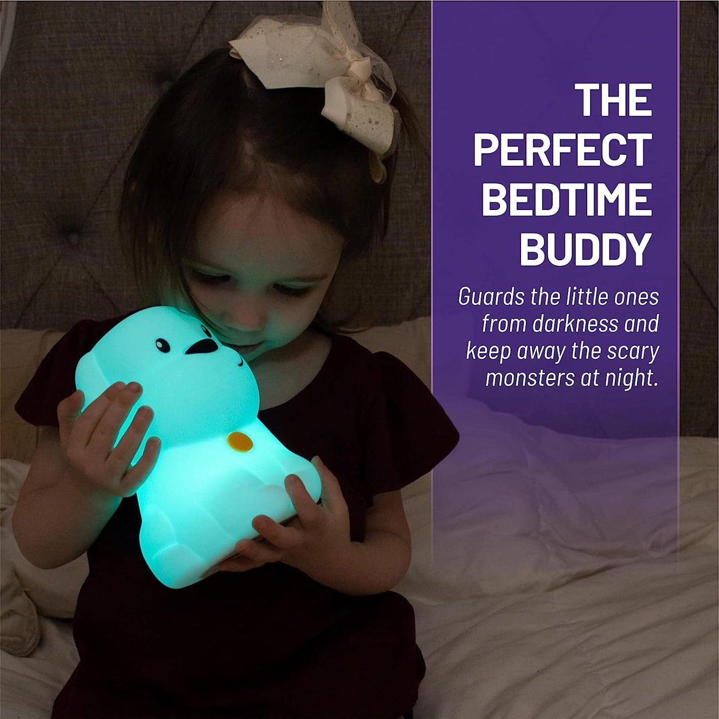 , Night Light Kids, Kids Lamp, Kids Night Light, Baby Night Light, Toddler Night Light, Cute Night Light, Puppy Night Light for Girls, Nightlight for Kids Room, Rechargeable Battery